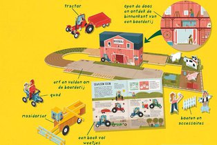 Op de boerderij achterzijde