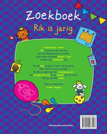 Zoekboek Rik is jarig achterzijde