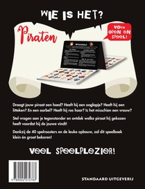 Wie is het ? Piraten achterzijde