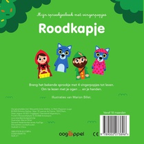 Mijn sprookjesboek met vingerpopjes: Roodkapje achterzijde