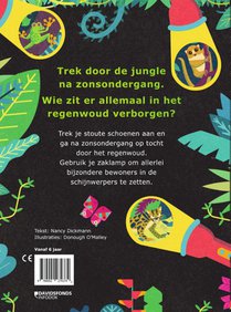 Groot gluurboek jungle achterzijde