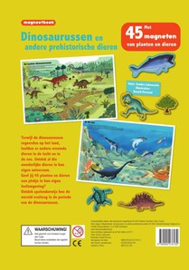 Magneetboek Dinosaurussen (en andere prehistorische dieren) achterzijde