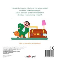 Meneertje Snor verkleedt zich achterzijde