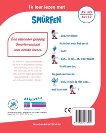 Grote Smurf doet raar achterzijde