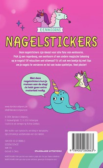 Nagelstickers Eenhoorns achterzijde