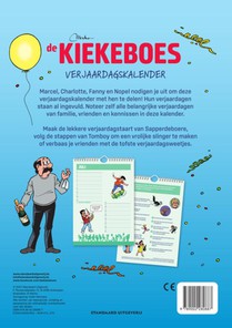 De Kiekeboes: verjaardagskalender achterzijde