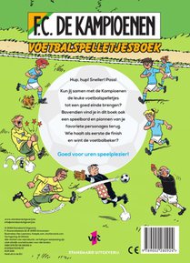 Voetbalspelletjesboek achterzijde