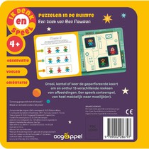 Puzzelen in de ruimte achterzijde