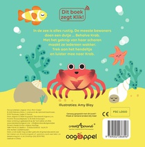 Klik-klik, ik ben een krab! achterzijde