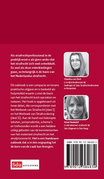 Zakboek voor de strafrechtprofessional achterzijde