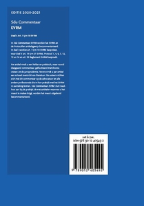 Sdu Commentaar EVRM 2020-2021 (set 2 ex.) achterzijde