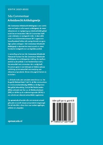 Sdu Commentaar Arbeidsrecht Artikelsgewijs 2021-2022 achterzijde