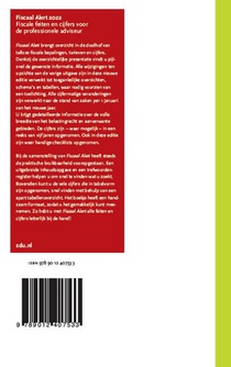 Fiscaal Alert 2022 achterzijde