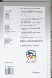 Leren in organisaties achterzijde