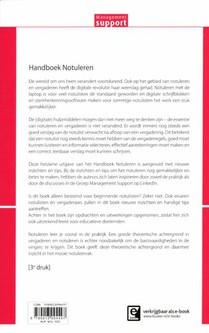 Handboek Notuleren achterzijde