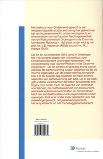 SamenWerken in het ondernemingsrecht achterzijde