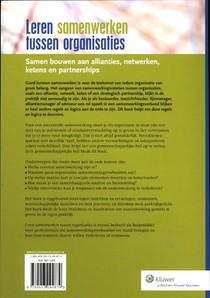 Leren samenwerken tussen organisaties achterzijde