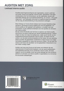 Auditen met zorg achterzijde