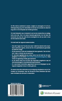 Handboek nieuw ontslagrecht achterzijde