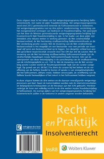 De herijking van het faillissementsrecht achterzijde