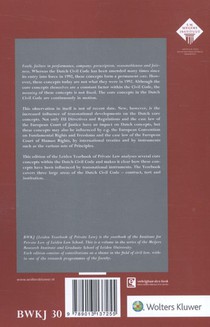 Core concepts in the Dutch civil code achterzijde