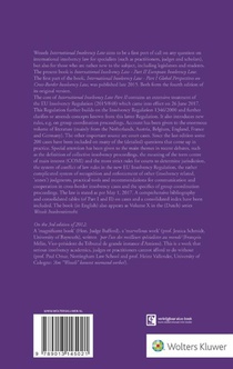 Part II European Insolvency Law achterzijde