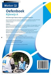 Oefenboek Rijbewijs A achterzijde