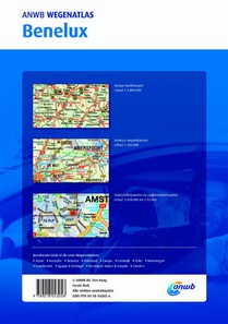 Wegenatlas Benelux achterzijde