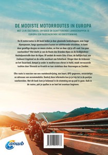 De mooiste Motorroutes in Europa achterzijde