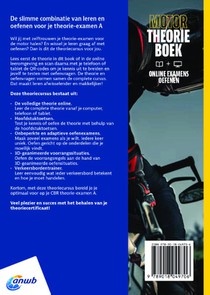 Motor - Theorieboek+online examens oefenen Rijbewijs A achterzijde