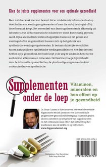 Supplementen onder de loep achterzijde