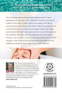 Therapeut in de praktijk achterzijde