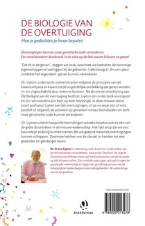 De biologie van de overtuiging achterzijde