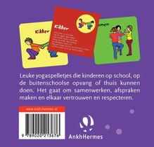 Yogaspelkaarten voor kinderen achterkant