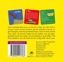 Het krachtspel achterkant