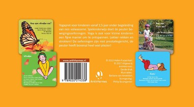 Peuteryoga kaarten achterkant