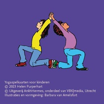 Yogaspelkaarten voor kinderen achterkant