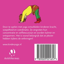 Yogakaarten voor peuters en kleuters achterkant