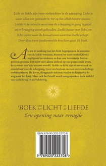 Boek van het licht en de liefde achterzijde