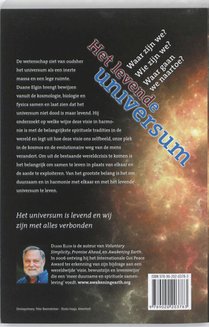 Het levende universum achterzijde