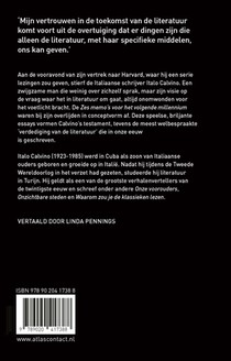 Zes memo's voor het volgende millennium achterzijde