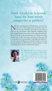 Een uitgestoken hand achterzijde