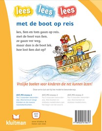 Met de boot op reis achterzijde