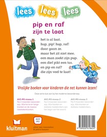 pip en raf zijn te laat achterzijde