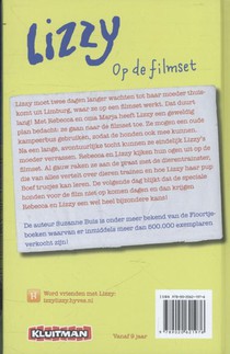Lizzy op de filmset achterzijde