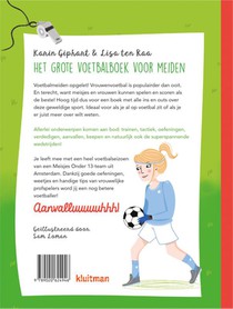 Het grote voetbalboek voor meiden achterzijde