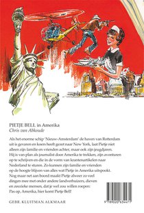 Pietje Bell in Amerika achterzijde