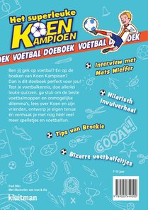 Het superleuke Koen Kampioen voetbal doeboek achterzijde