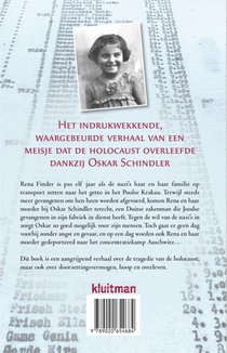 Een meisje op Schindler's list. achterzijde