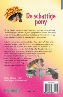 De schattige pony achterzijde